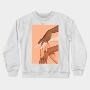 Black Lives Matter Empowered Hands Crewneck Sweatshirt